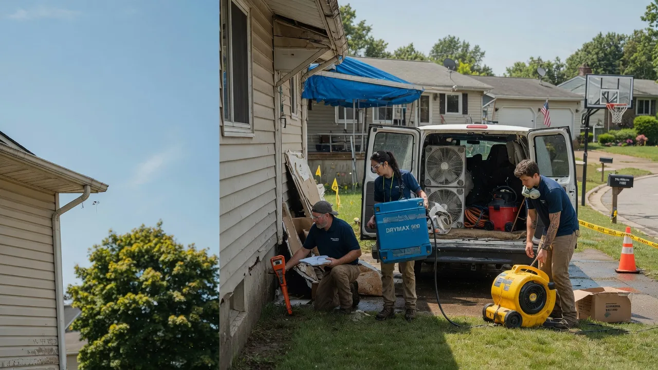 Ceiling Leak Cleanup in Stewartville, MN near me